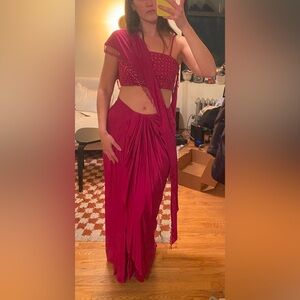 Pearl Beaded Lehenga Choli
with Dupatta